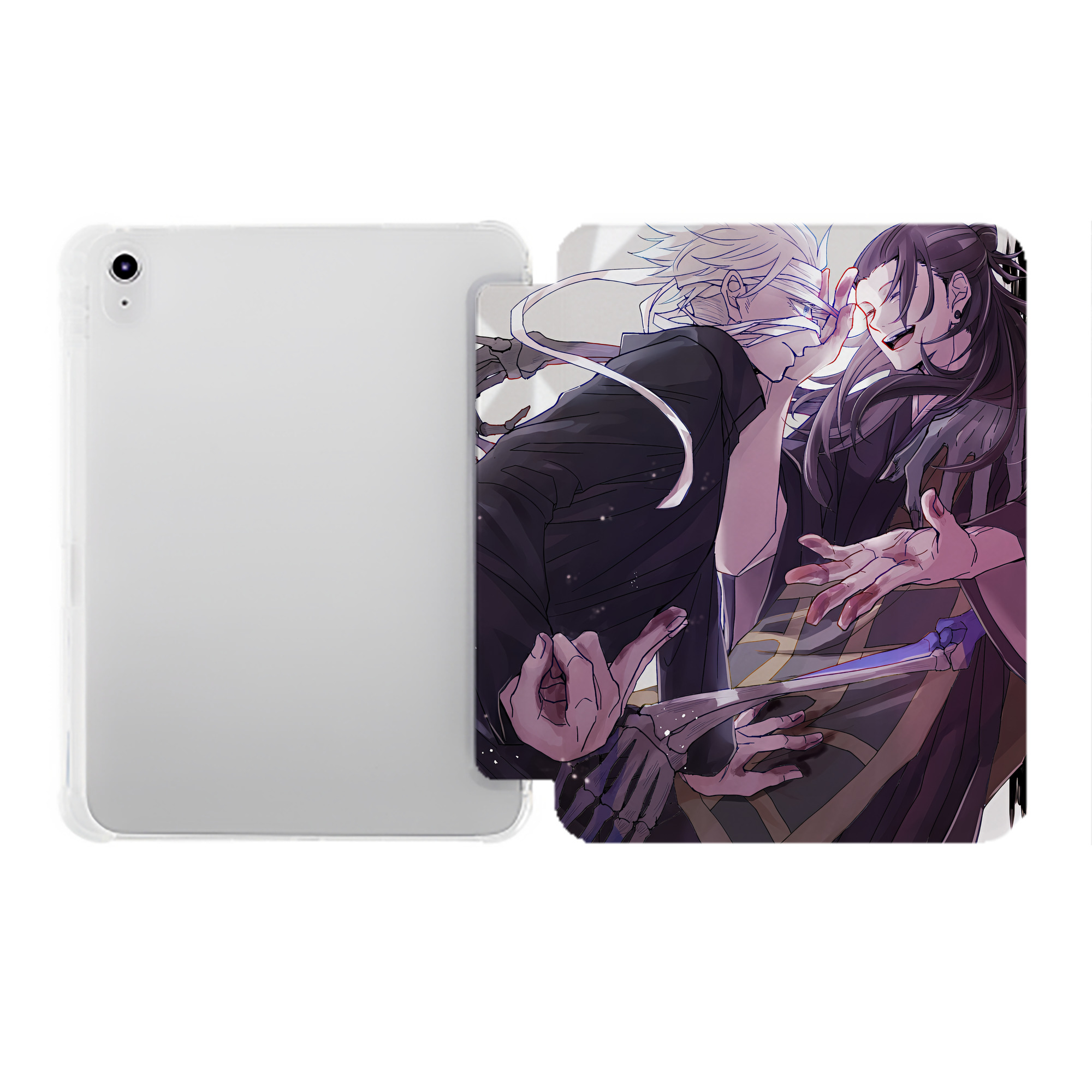 （画像用） SPY×FAMILY间谍家家酒 IPad ケース ペン収納付き 三つ折りスタンド PUレザー×シリコン 対応機種9.5/10.5/10.9インチ